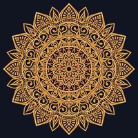 Decorative elements luxury ornament pattern gradient mandala design vector
