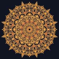 Decorative elements luxury ornament pattern gradient mandala design vector