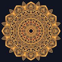Decorative elements luxury ornament pattern gradient mandala design vector