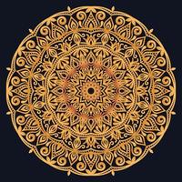 Decorative elements luxury ornament pattern gradient mandala design vector