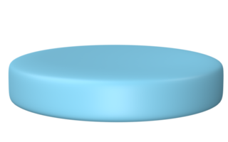 3d, azul cilindro pódio exibição cena do mínimo geométrico plataforma base isolado em transparente fundo png arquivo.