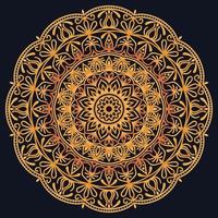 Decorative elements luxury ornament pattern gradient mandala design vector