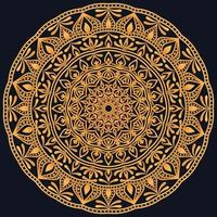 Decorative elements luxury ornament pattern gradient mandala design vector