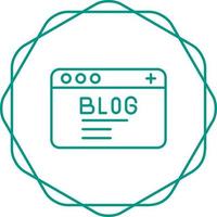 Blog Vector Icon