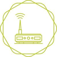 icono de vector de enrutador wifi