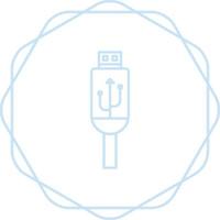 Usb Cable Vector Icon