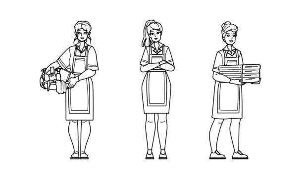 limpieza interna mujer vector