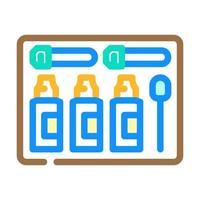 soil test kit garden tool color icon vector illustration