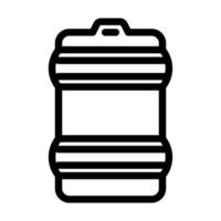 parking mat garage tool line icon vector illustration