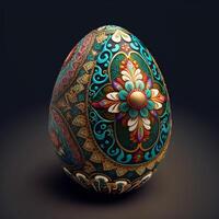 Decorative Colorful Easter eggs images for Easter day photo