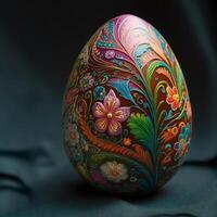 Decorative Colorful Easter eggs images for Easter day photo