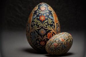 Decorative Colorful Easter eggs images for Easter day photo