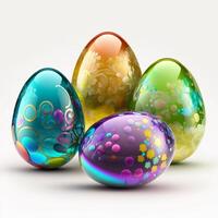 Decorative Colorful Easter eggs images for Easter day photo