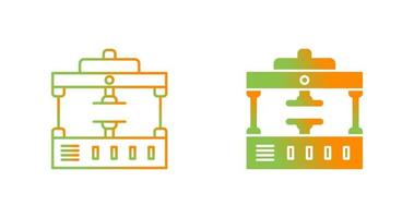 Machine Press Vector Icon