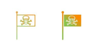 PIrate Flag Vector Icon