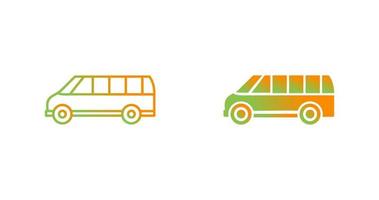 Delivery Bus Vector Icon