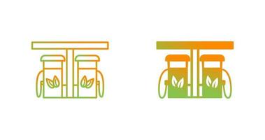 Eco friendly Petrol Pump Vector Icon