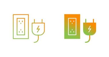 Plug and Socket Vector Icon