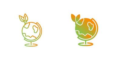 Eco friendly World Vector Icon