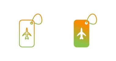 Luggage Tag Vector Icon