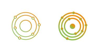 Atomic Structure Vector Icon