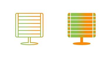 Infrared Heater Vector Icon