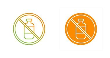 No Liquids Vector Icon