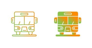 icono de vector de bus