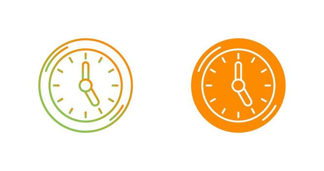 icono de vector de reloj