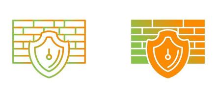 icono de vector de firewall