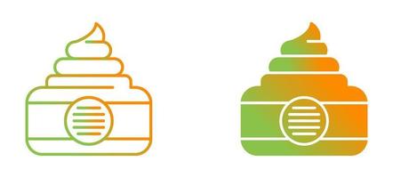 icono de vector de crema facial