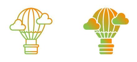 Hot Air Balloon Vector Icon