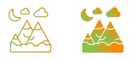 Mountains Vector Icon