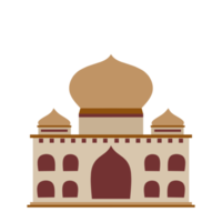 Marrone moschea illustrazione png