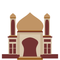braun Moschee Illustration png