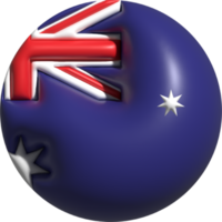 Australien Flagge Kreis 3d. png