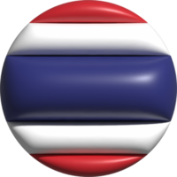 Tailandia bandera circulo 3d. png