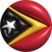 Timor leste bandera circulo 3d. png