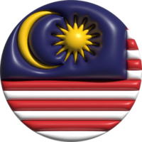 Malaysia flag circle 3D. png