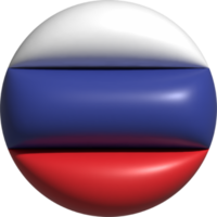 Russia flag circle 3D. png