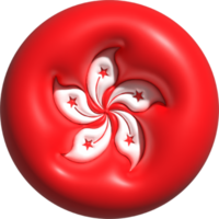 Hong Kong flag circle 3D. png