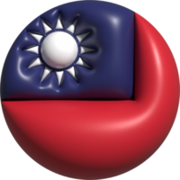 Taiwan flag circle 3D. png