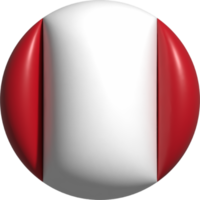 Pérou drapeau cercle 3d. png