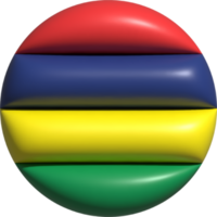 Mauritius vlag cirkel 3d. png