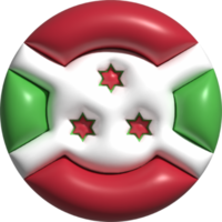burundi flagga cirkel 3d. png