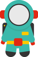 astronauta brinquedo plano elemento, brinquedos elemento. png