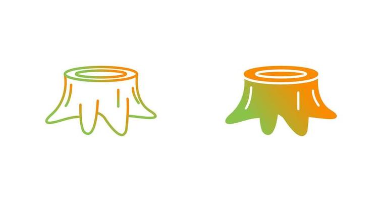 Stump Vector Icon
