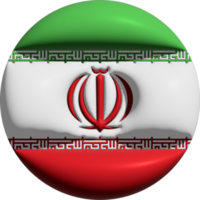 iran flagga cirkel 3d. png