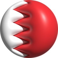 Bahrain Flagge Kreis 3d. png