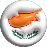 Chypre drapeau cercle 3d. png